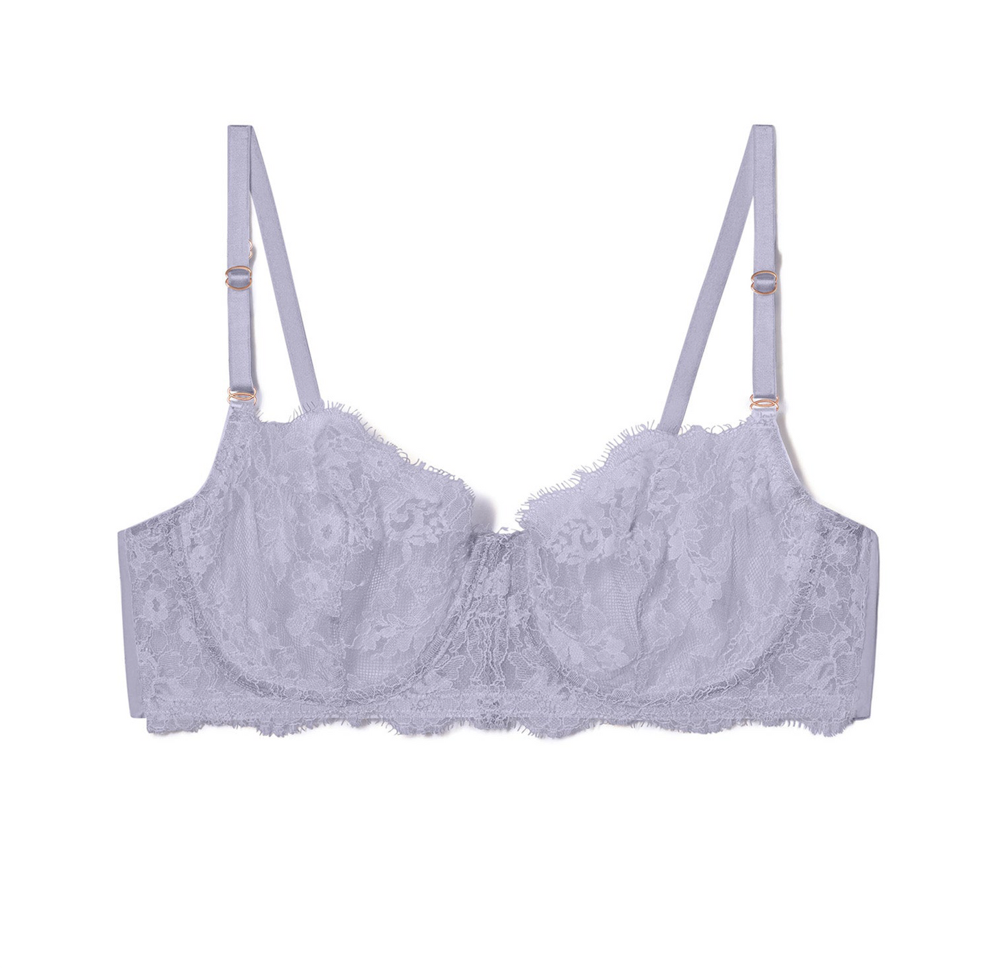 Entice Lace Balconette Bra - Lavender Dusk