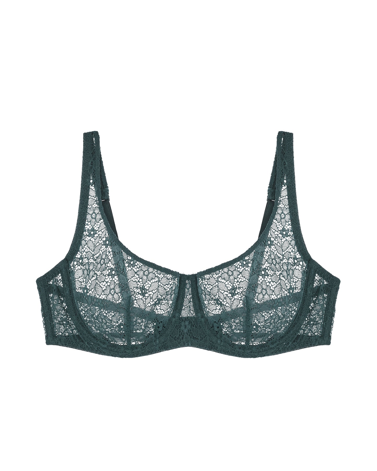 SALE - Alix Demi Scoop Bra - Emerald