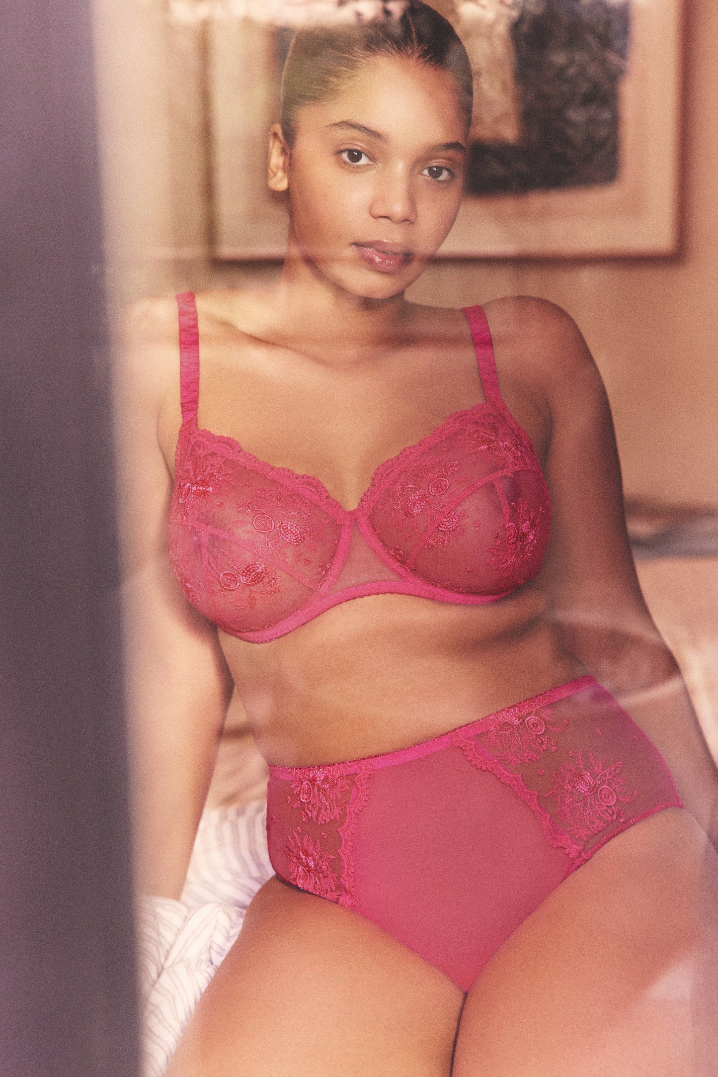 SALE - Intrigue Retro Brief - Disco Pink