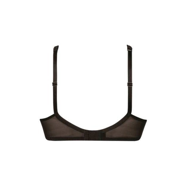 Lace Rose Wireless Contour Bra - Black