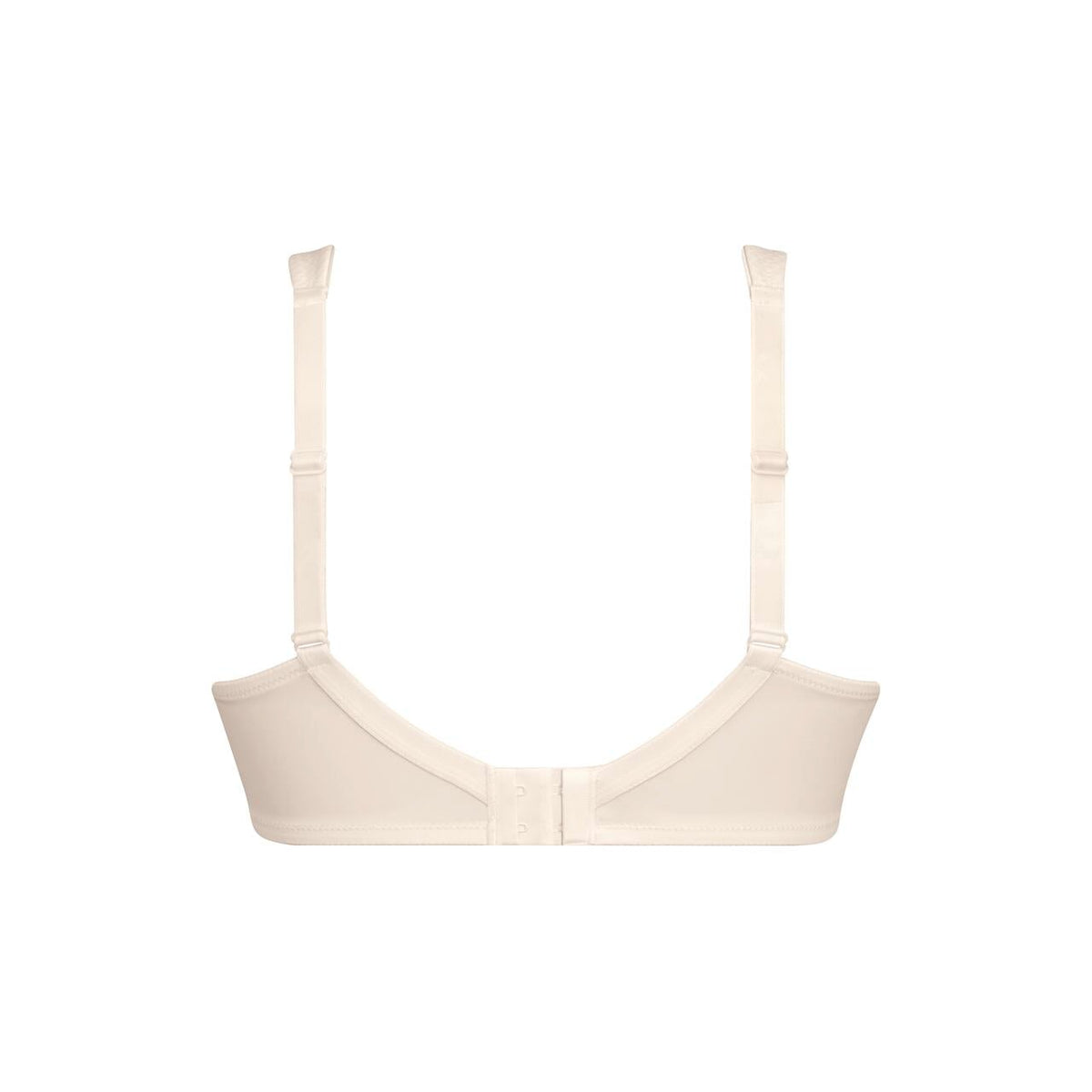 Beige bra on a white background