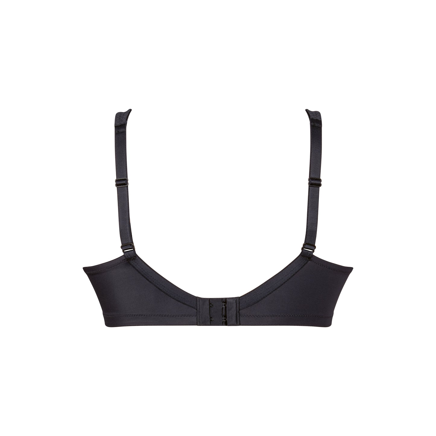 Black bra on a white background