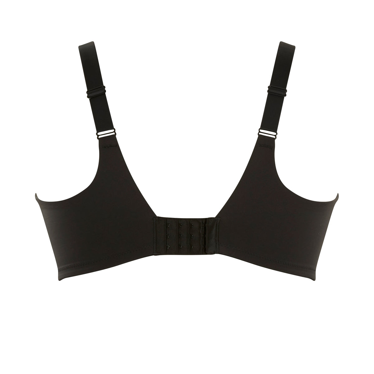 Black bra on a white background