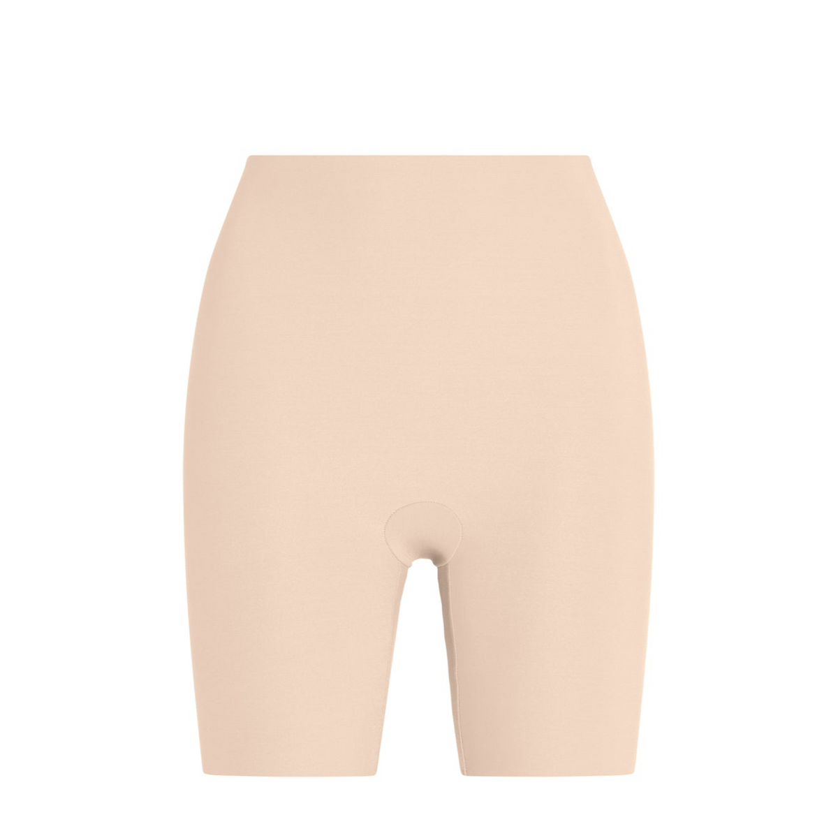 Beige shorts on a white background