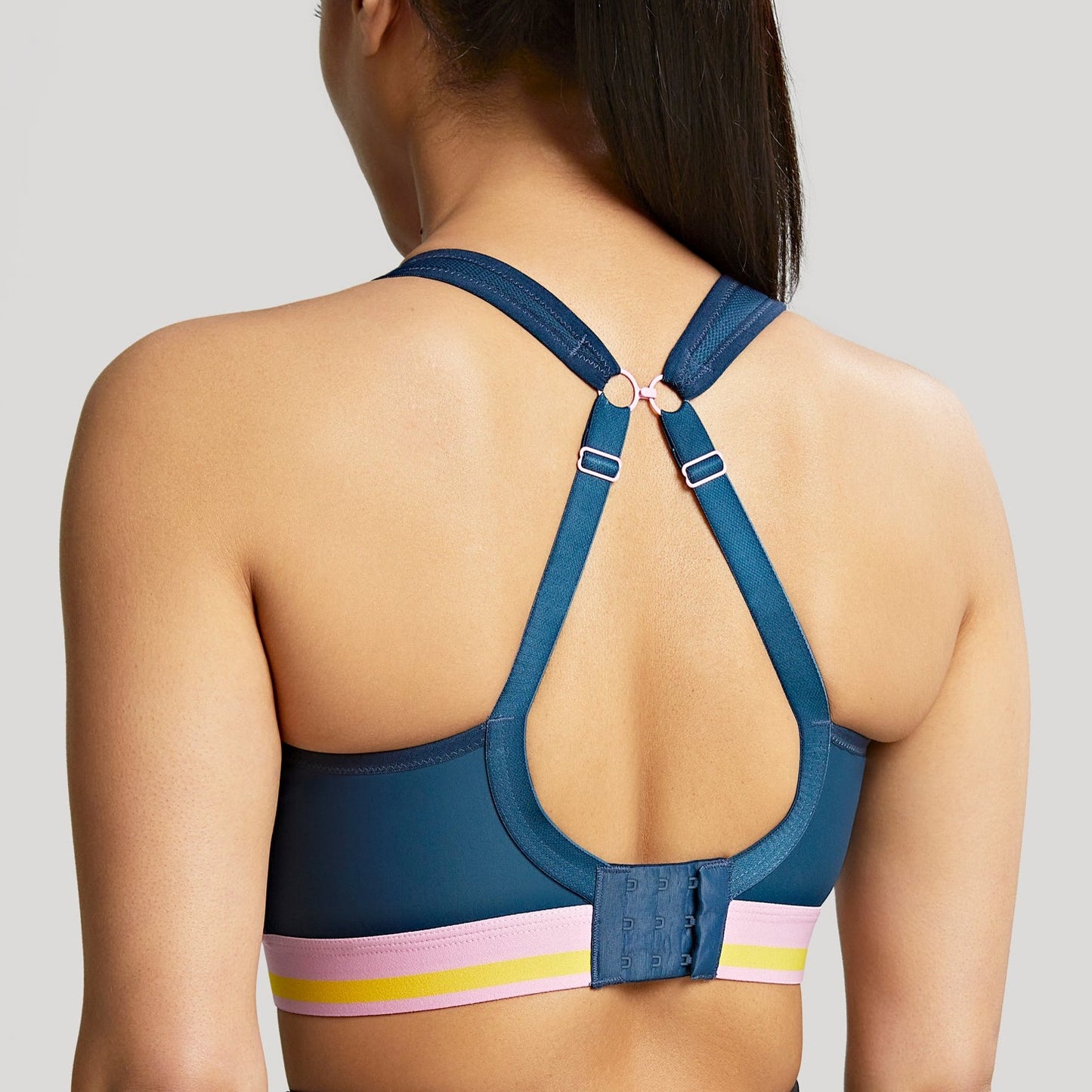 SALE - Non Wired Sports Bra - Retro Blue