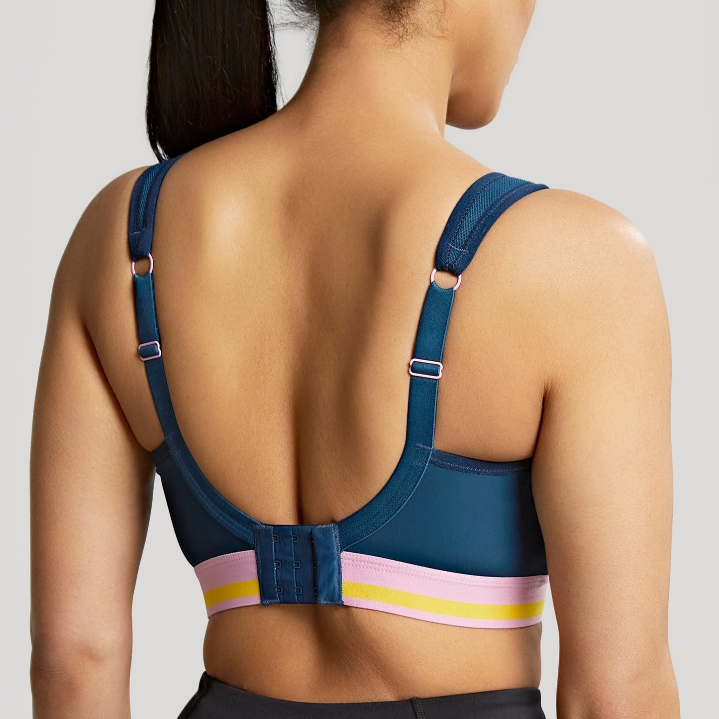 SALE - Non Wired Sports Bra - Retro Blue