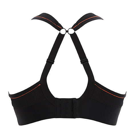 Wired Non Padded Sports Bra - Black