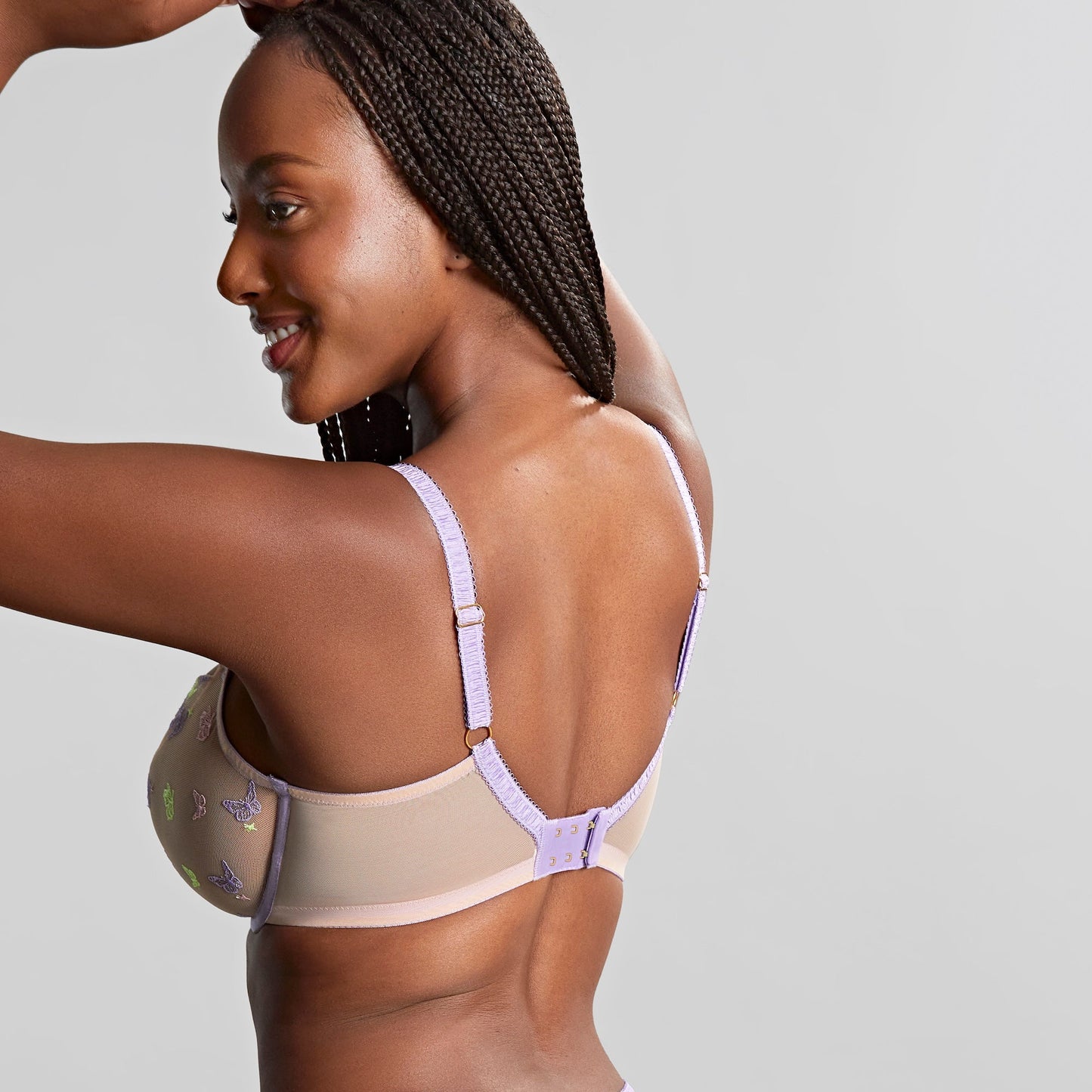 SALE - Belle Balcony Bra - Butterflies