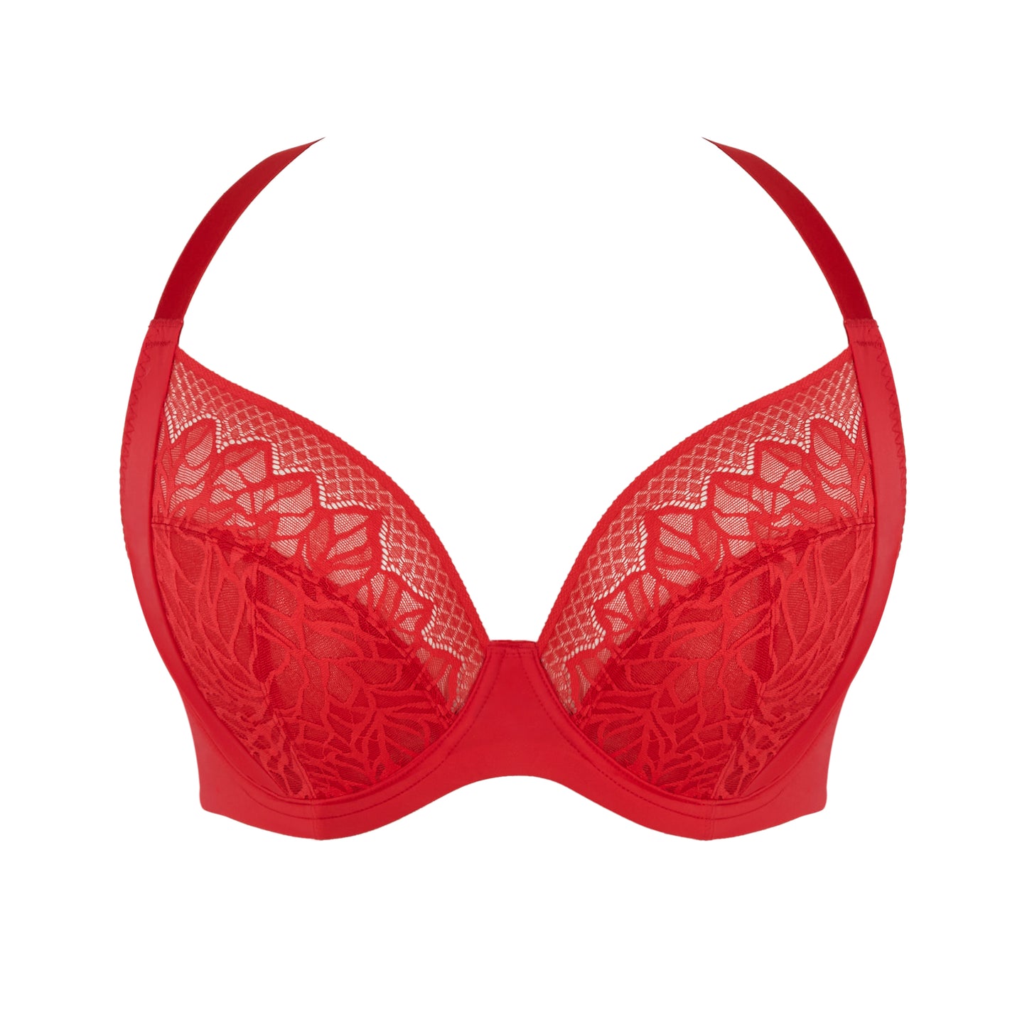 Sophia Plunge Bra - Red
