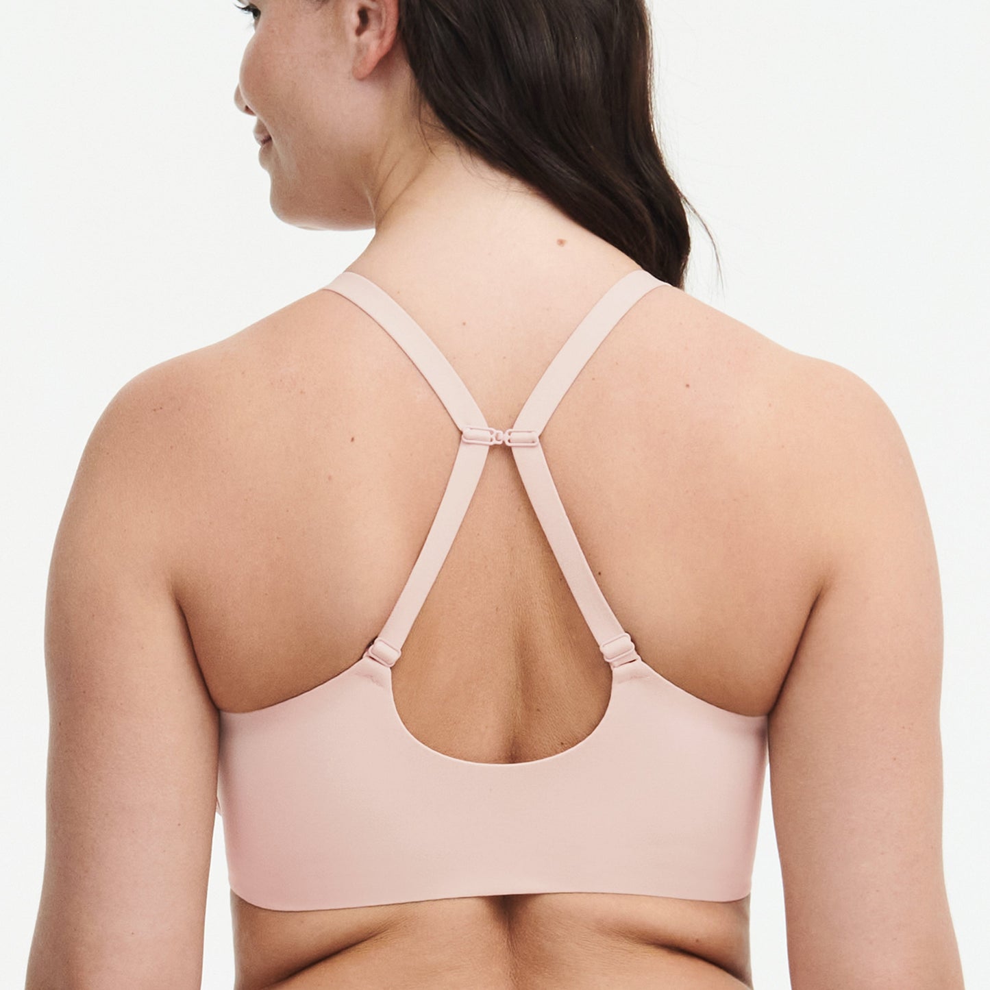 Norah Comfort Front Closure Bra - Nude Rose