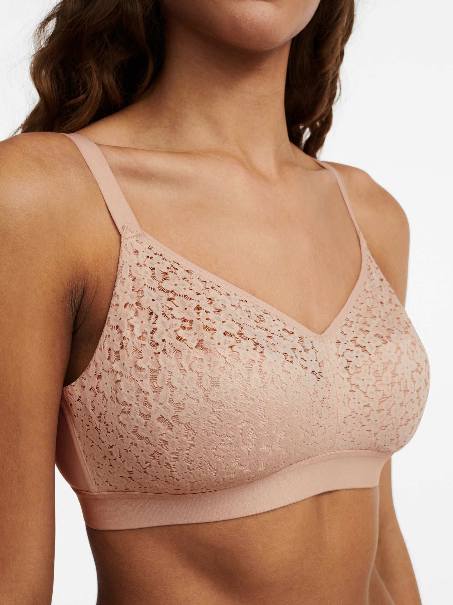 Norah Comfort Supportive Wirefree Bra - Nude Blush