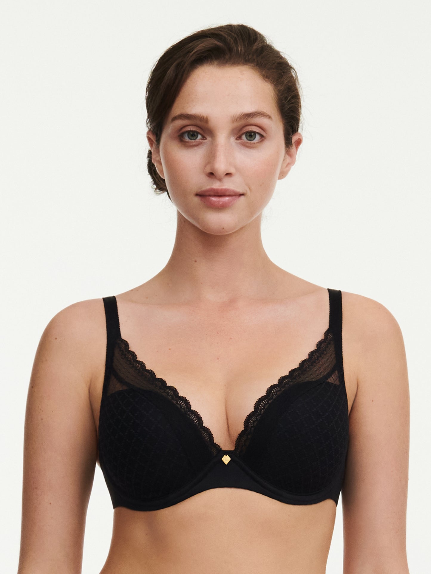 Norah Chic Plunge T-Shirt Bra - Black