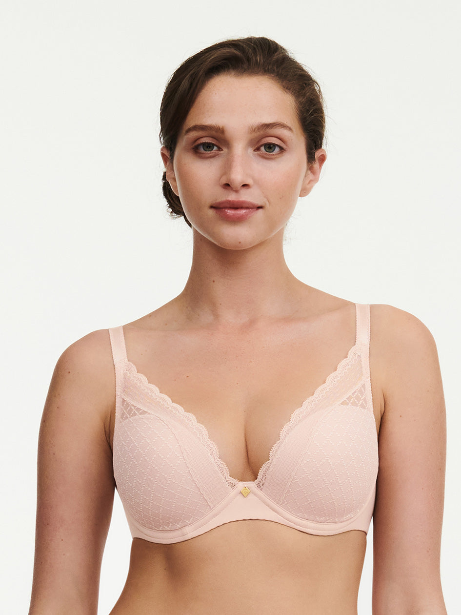 Norah Chic Plunge T-Shirt Bra - Nude Rose