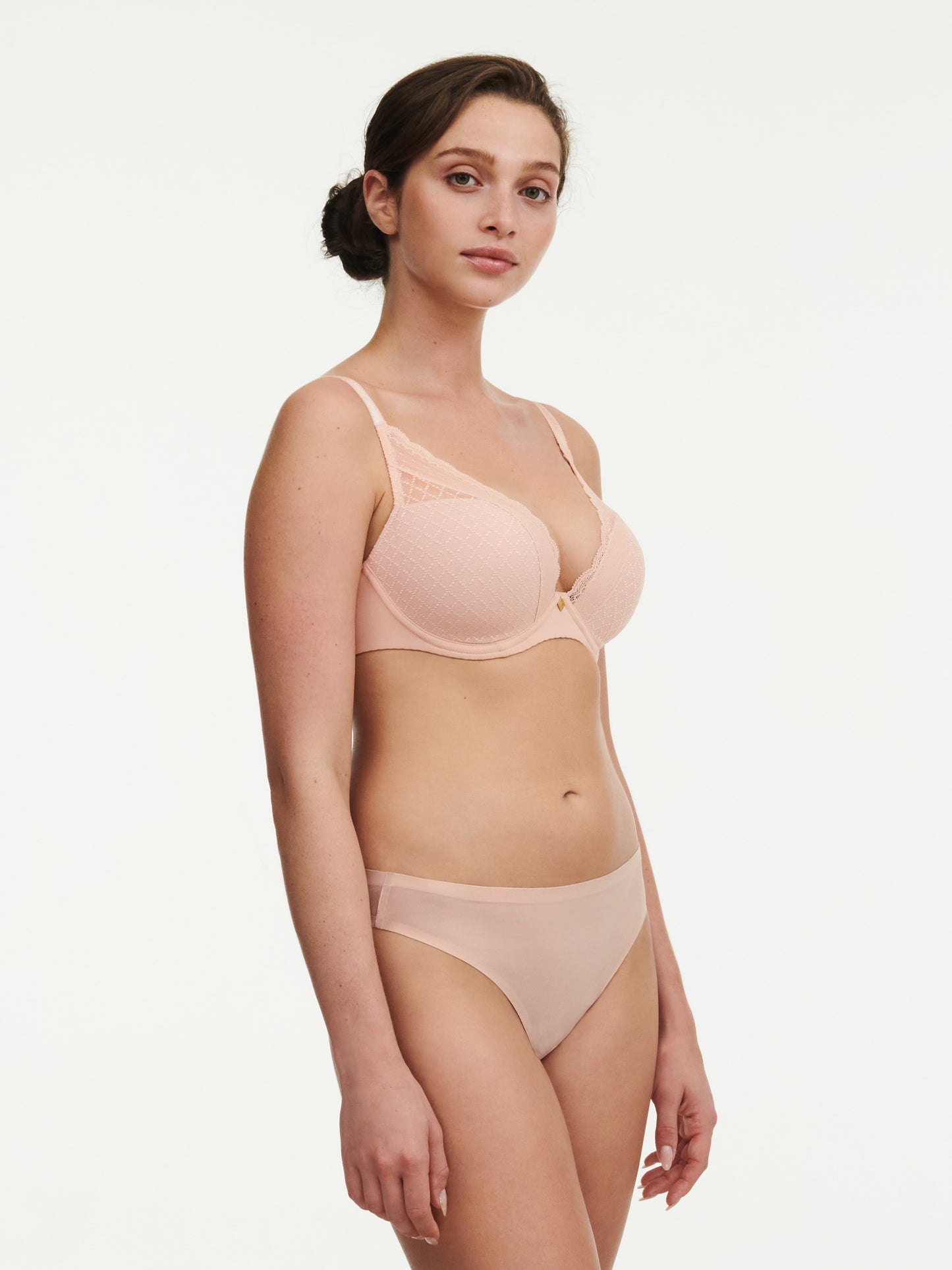 Norah Chic Plunge T-Shirt Bra - Nude Rose