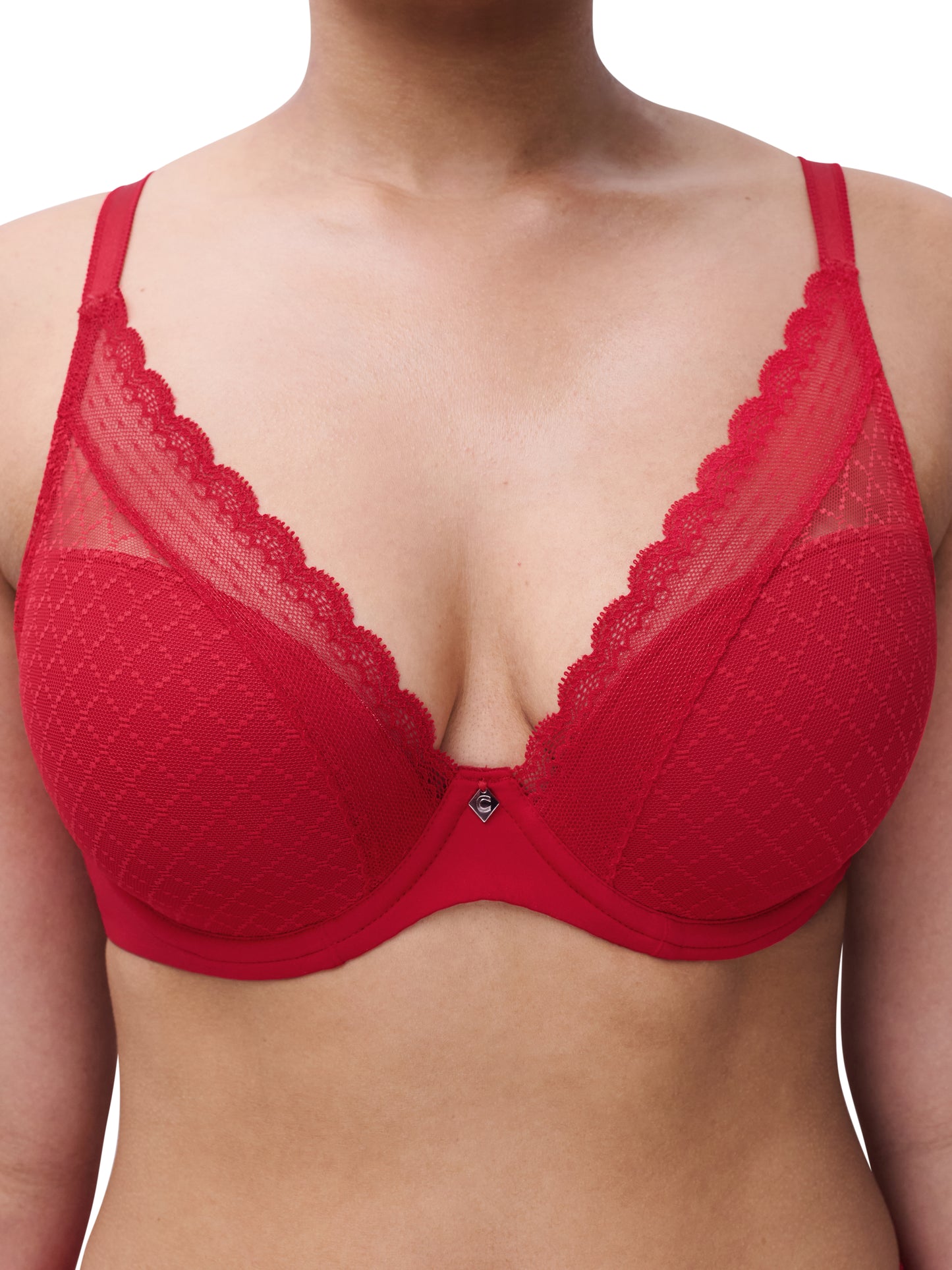 Norah Chic Plunge T-Shirt Bra - Poppy