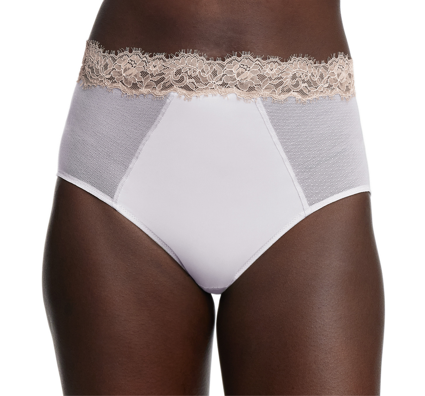 Entice High Waisted Brief - White