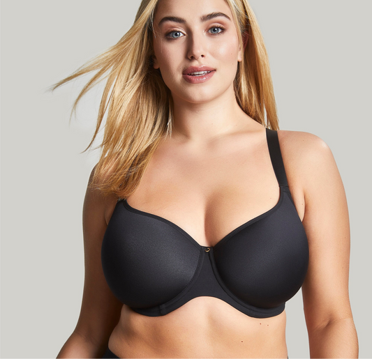 Elegance Moulded Spacer T Shirt Bra - Black