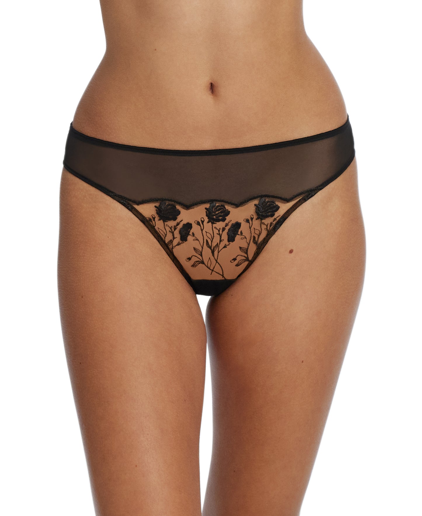 Enamoured Tattoo Lace Thong