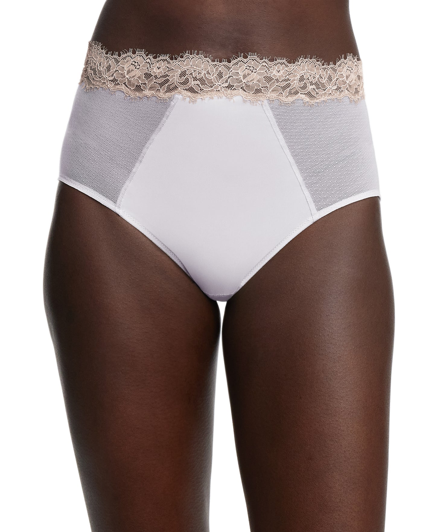 Entice High Waisted Brief - White