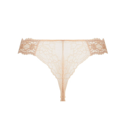 Lace thong on a white background