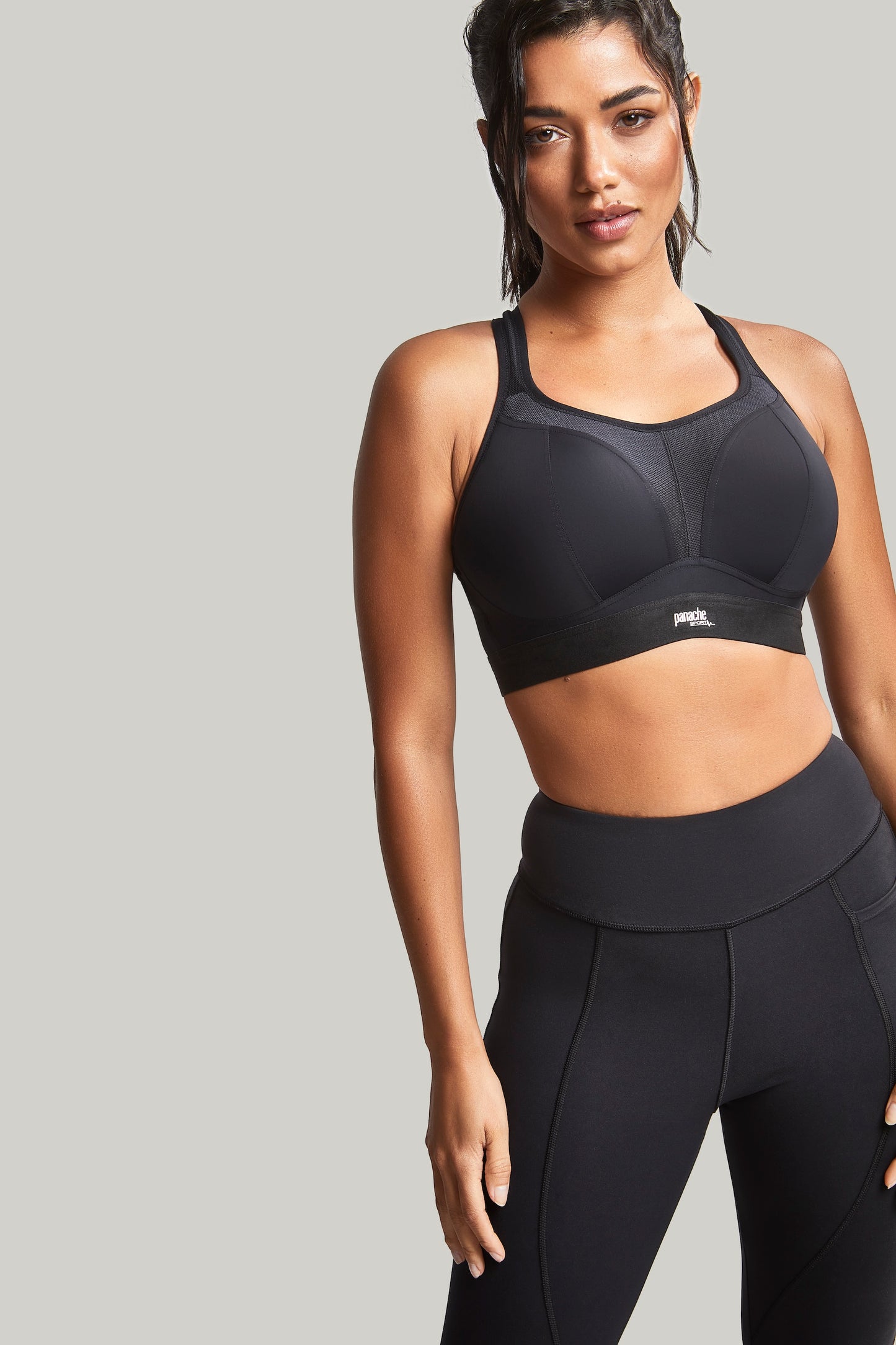 Non Wired Sports Bra - Black