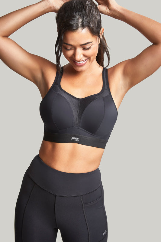 Non Wired Sports Bra - Black
