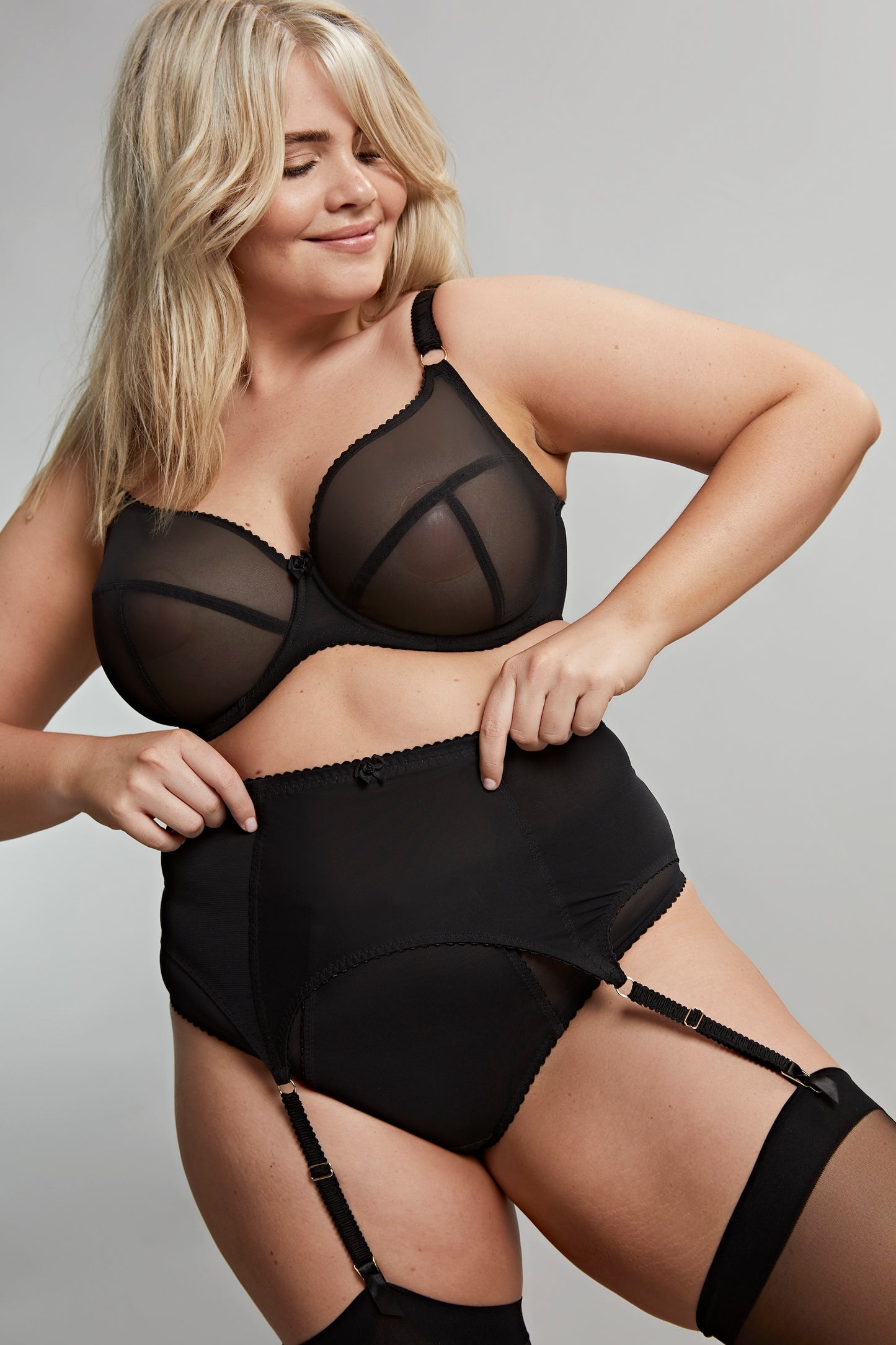 Liberty Waspie Suspender - Black