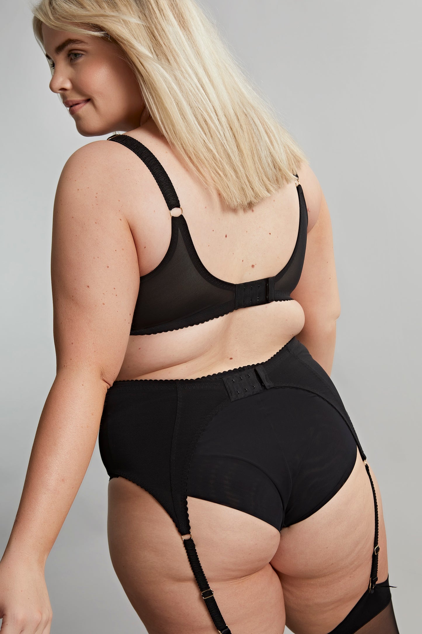 Liberty Waspie Suspender - Black
