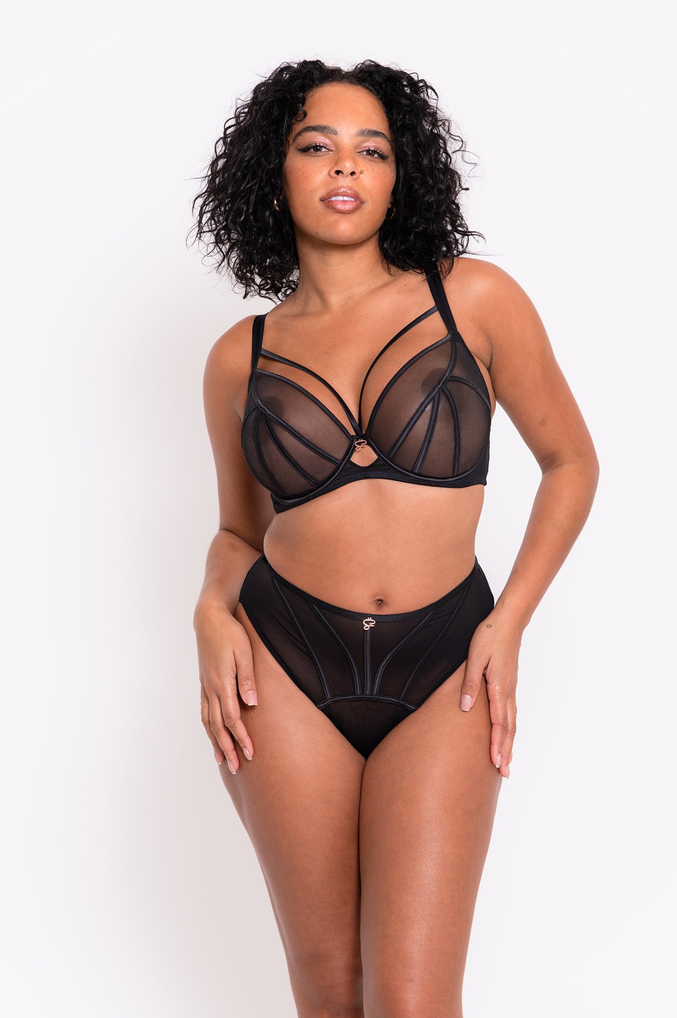 Senses Plunge Bra - Black