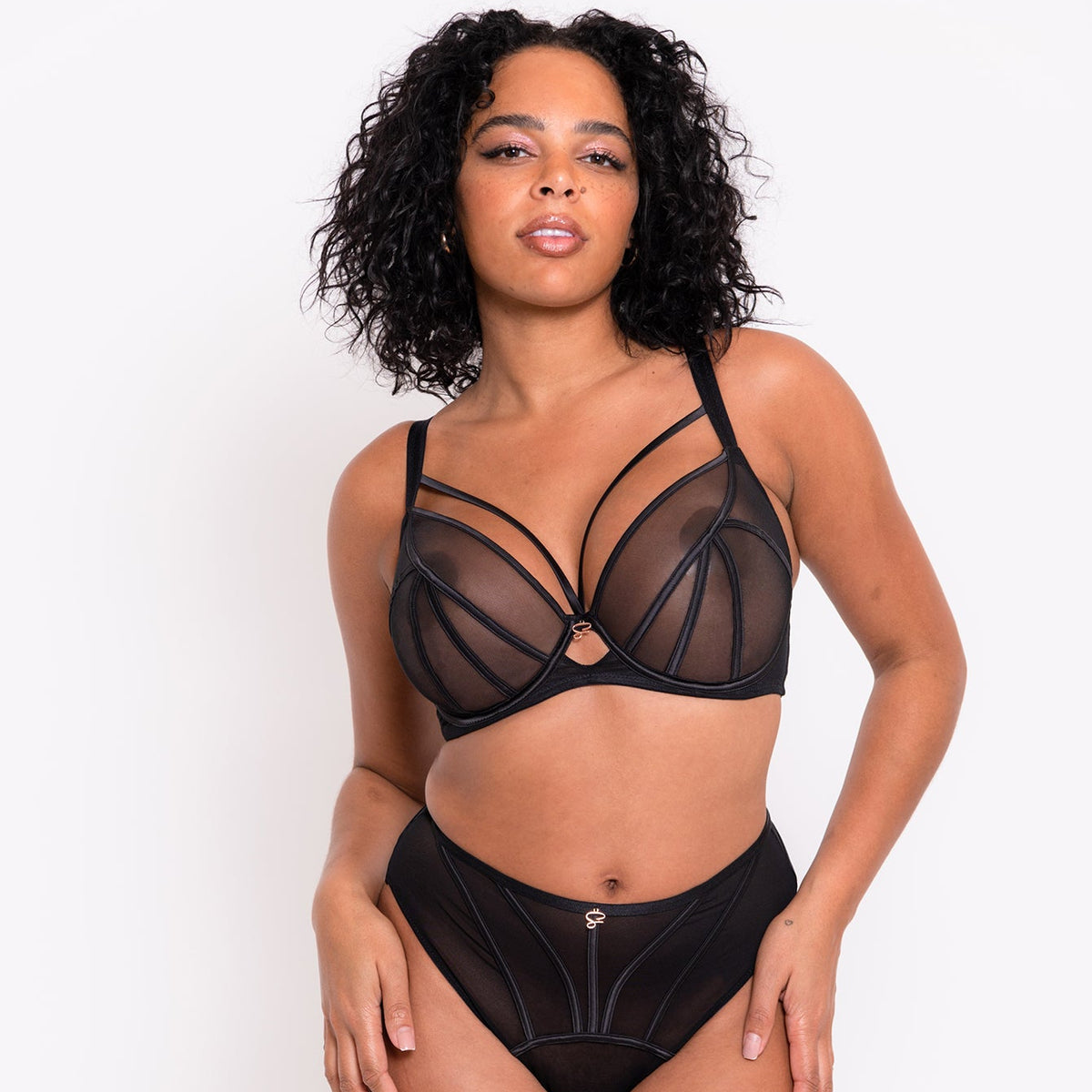 SALE - Senses Plunge Bra - Black