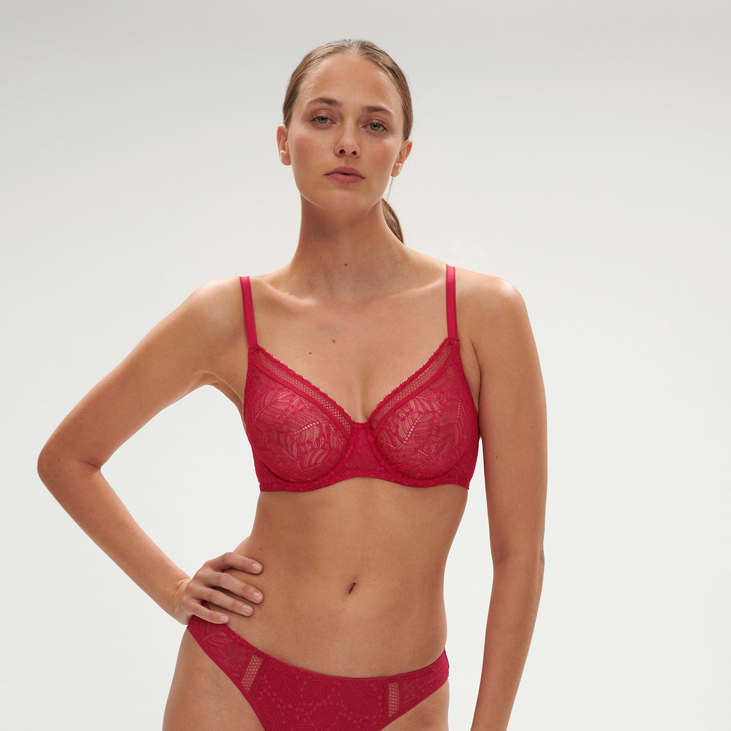 SALE - Comete Molded Full Cup Bra - Ruby