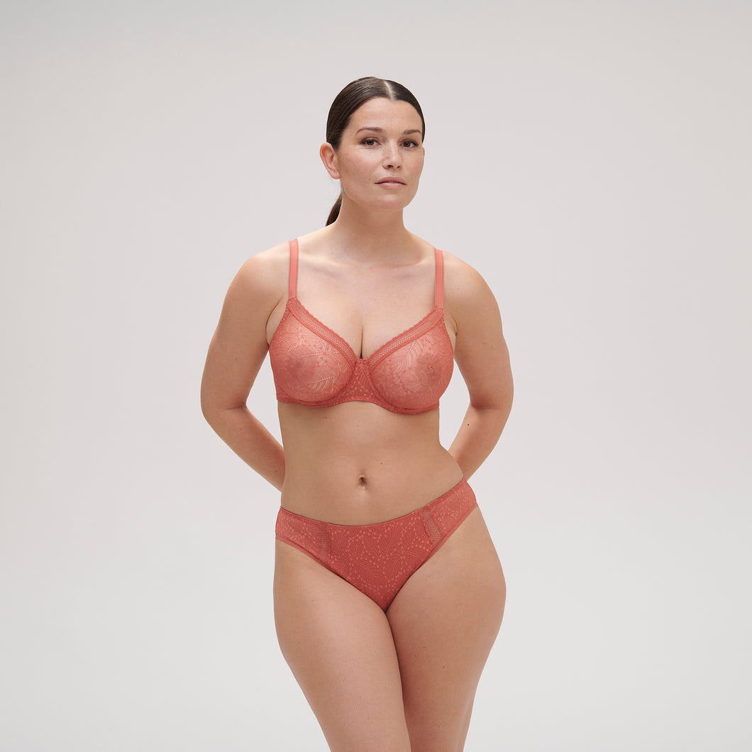 Comete Molded Full Cup Bra - Rose Texas