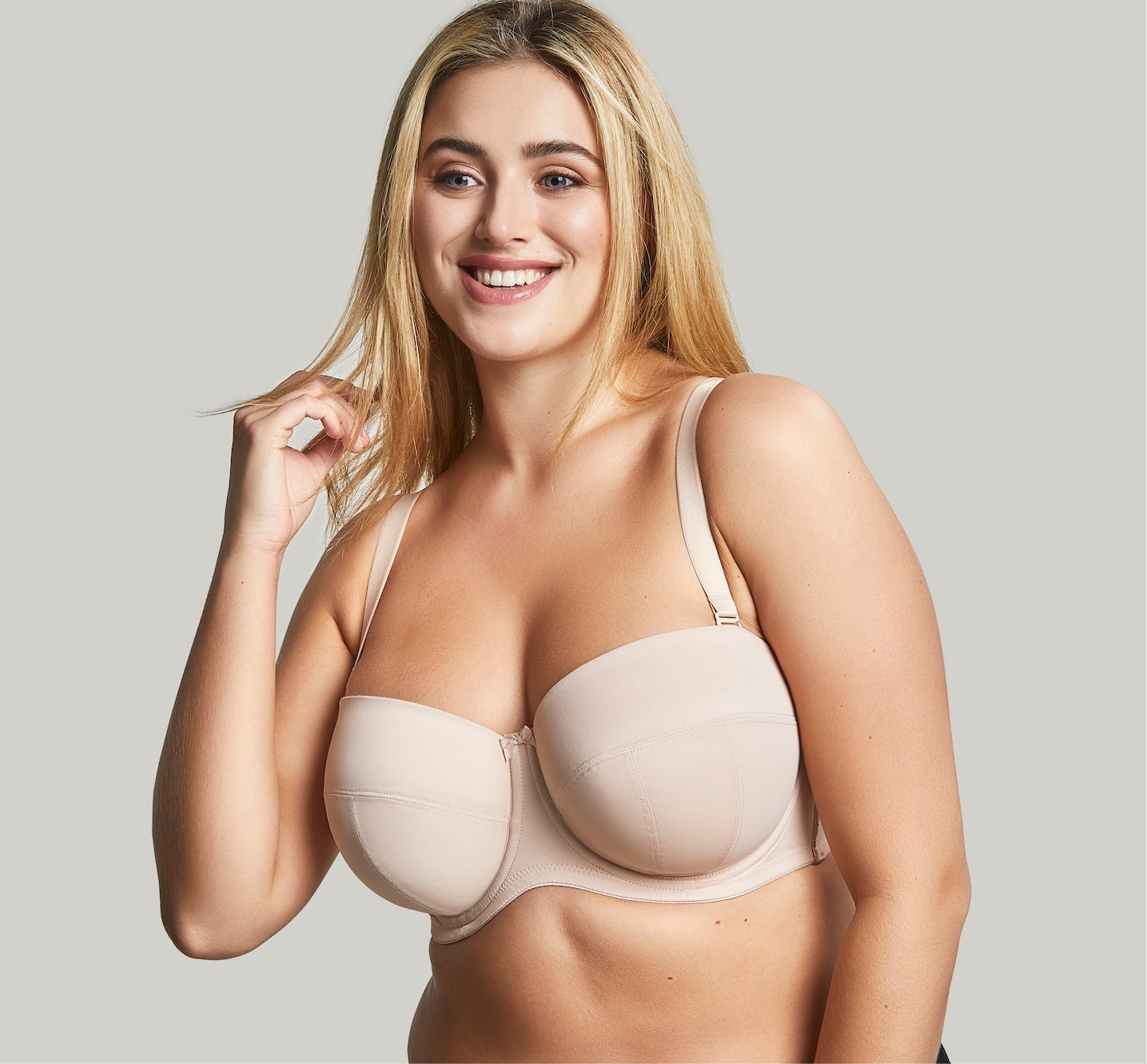 Dana Balcony Strapless Bra - Linen