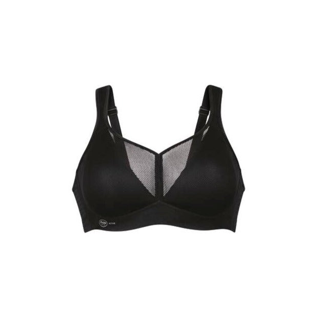 Air Control Deltapad Sports Bra - Black