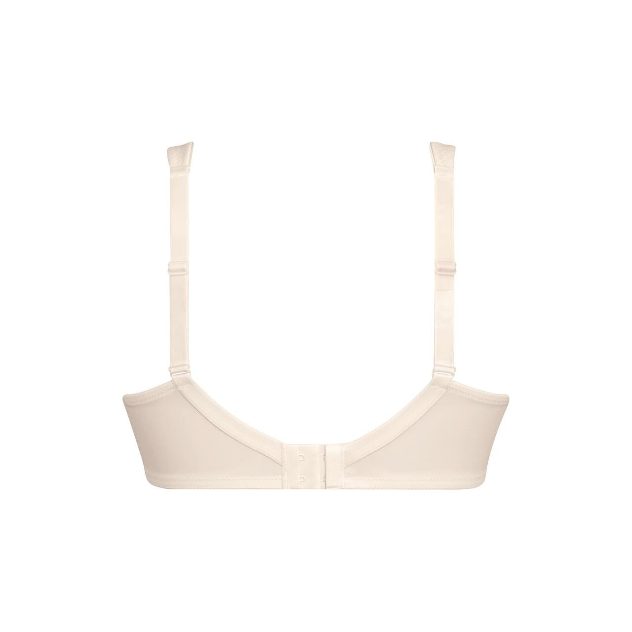 Beige bra on a white background