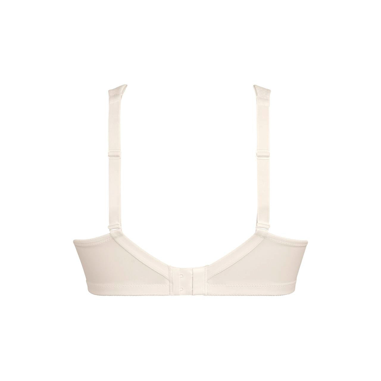 Beige bra on a white background