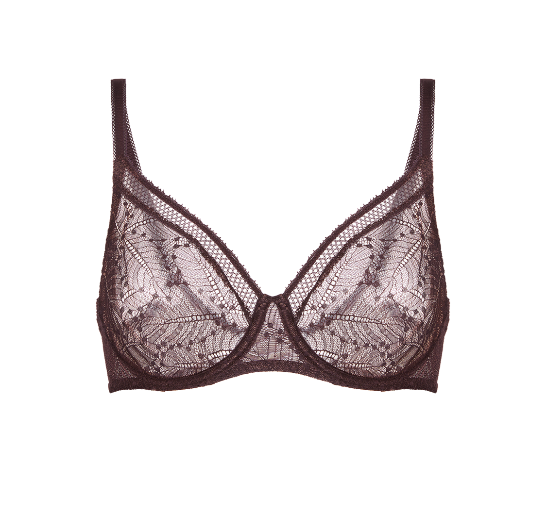 Comete Molded Full Cup Bra - Plum