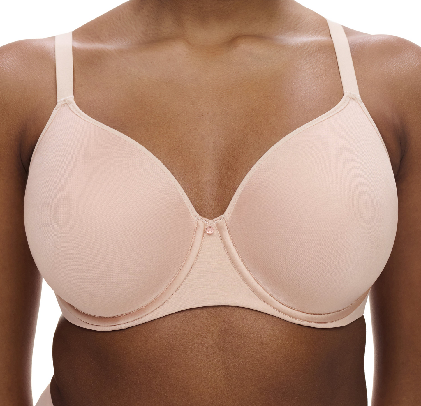 Comfort Chic Back Smoothing T-Shirt Bra - Nude Rose