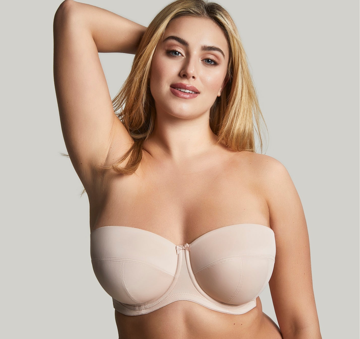 Dana Balcony Strapless Bra - Linen