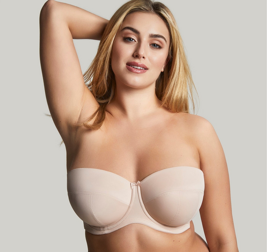 Dana Balcony Strapless Bra - Linen
