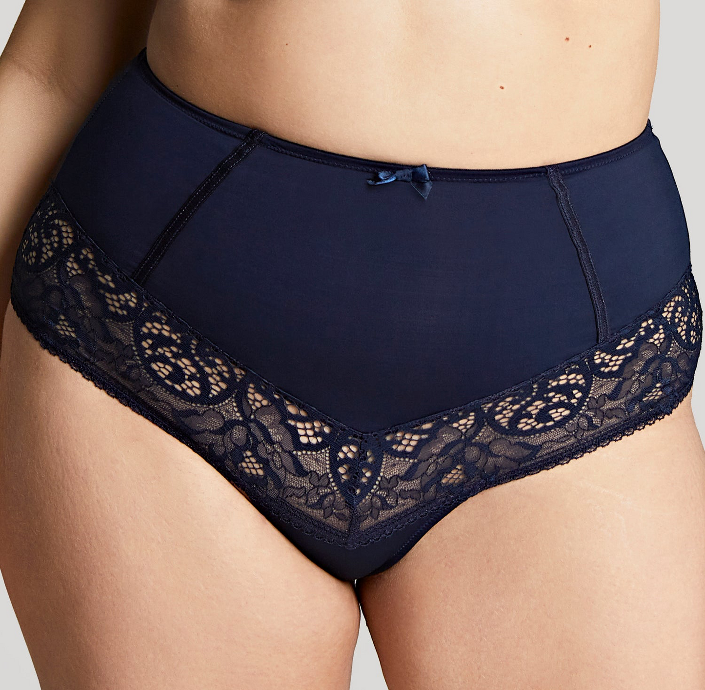 Estel High Waist Brief - Navy