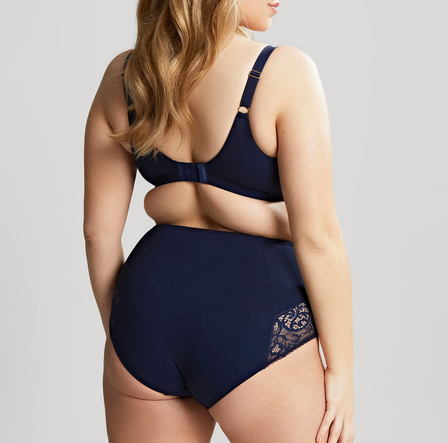 Estel High Waist Brief - Navy