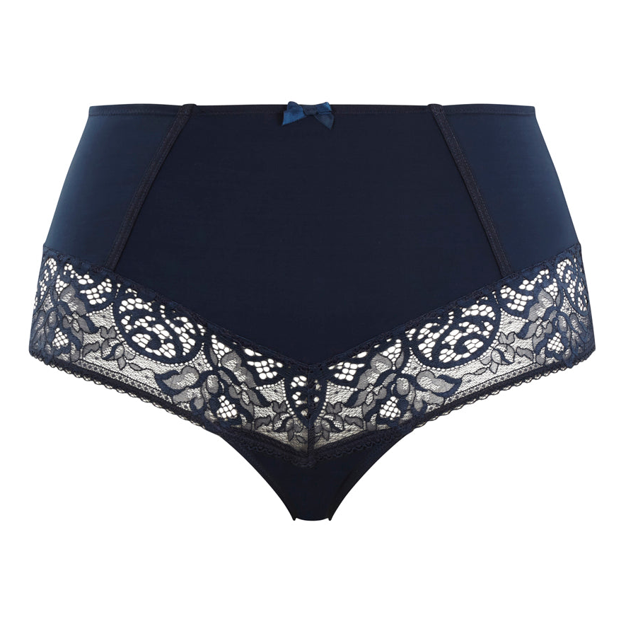 Estel High Waist Brief - Navy