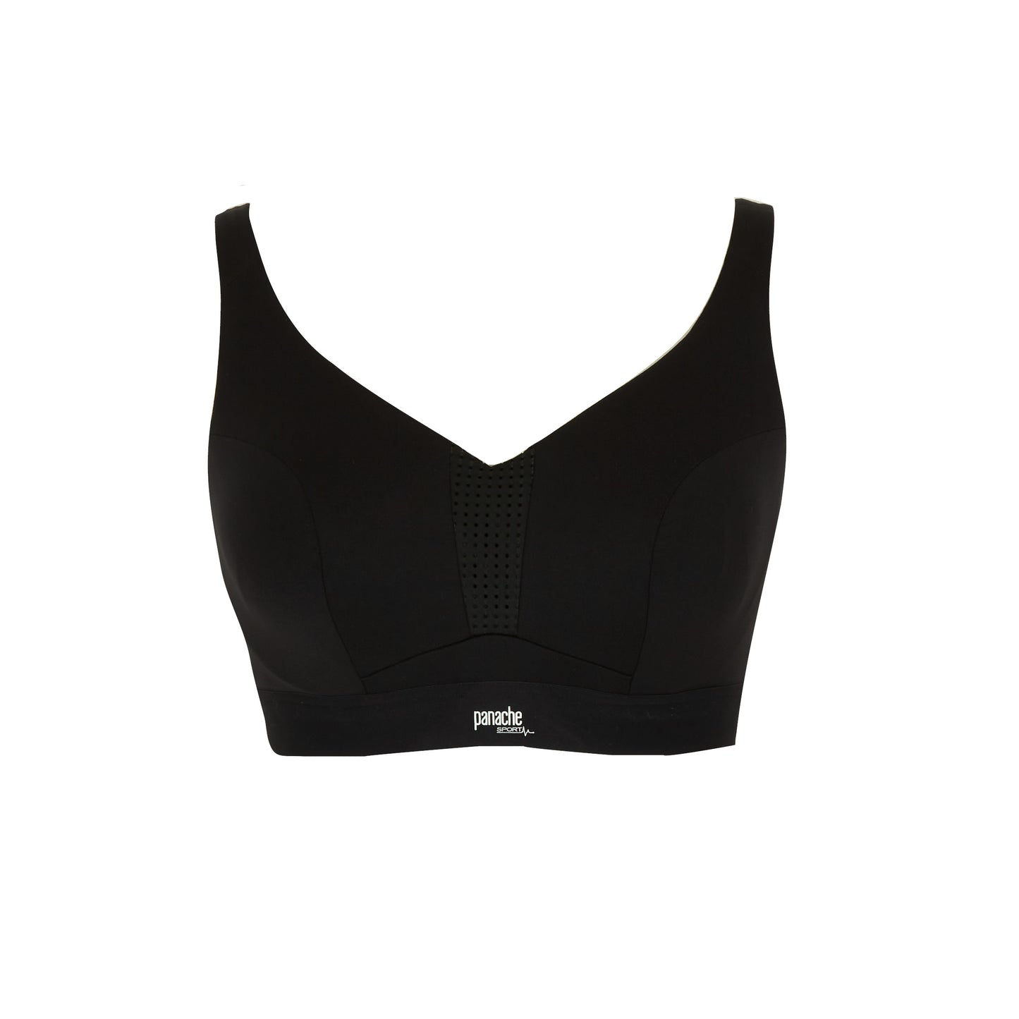 Non Padded Wired Sports Bra - Black