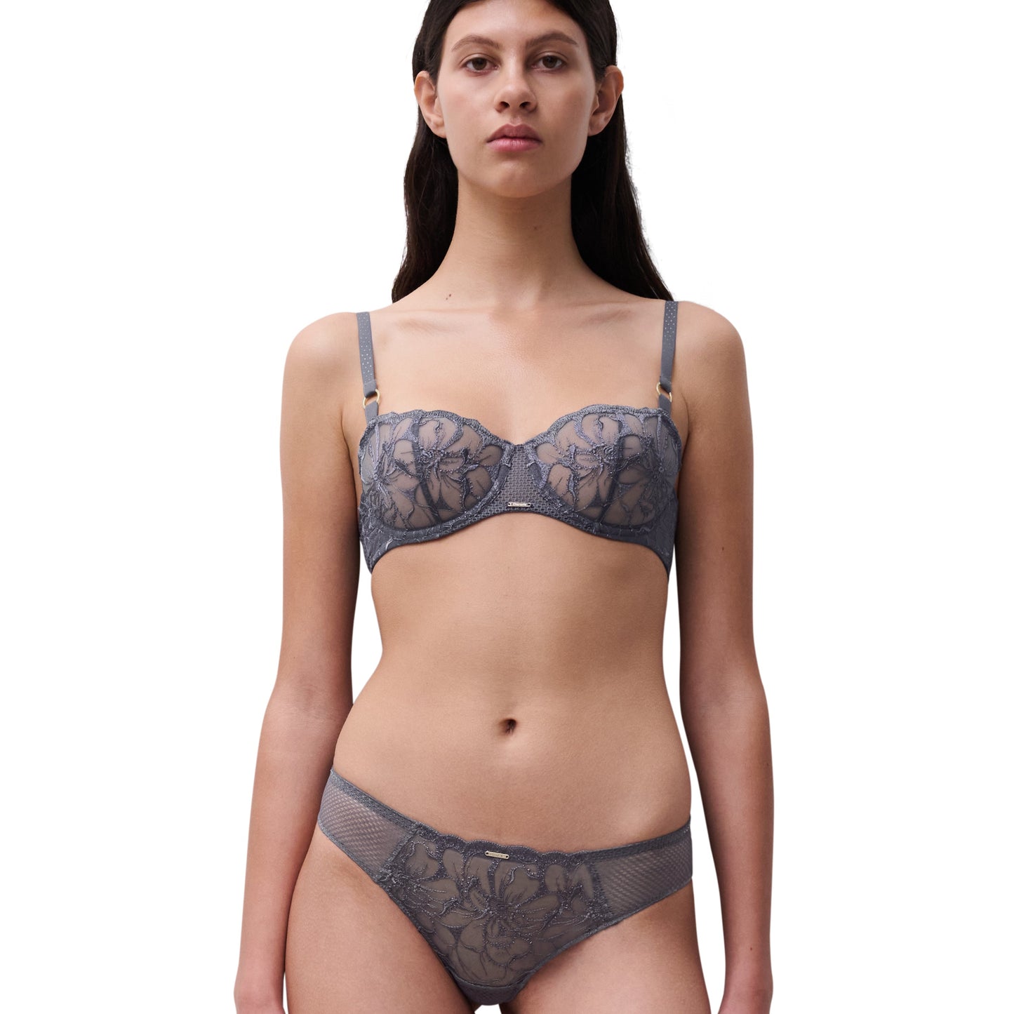 Fleurs Tanga - Black