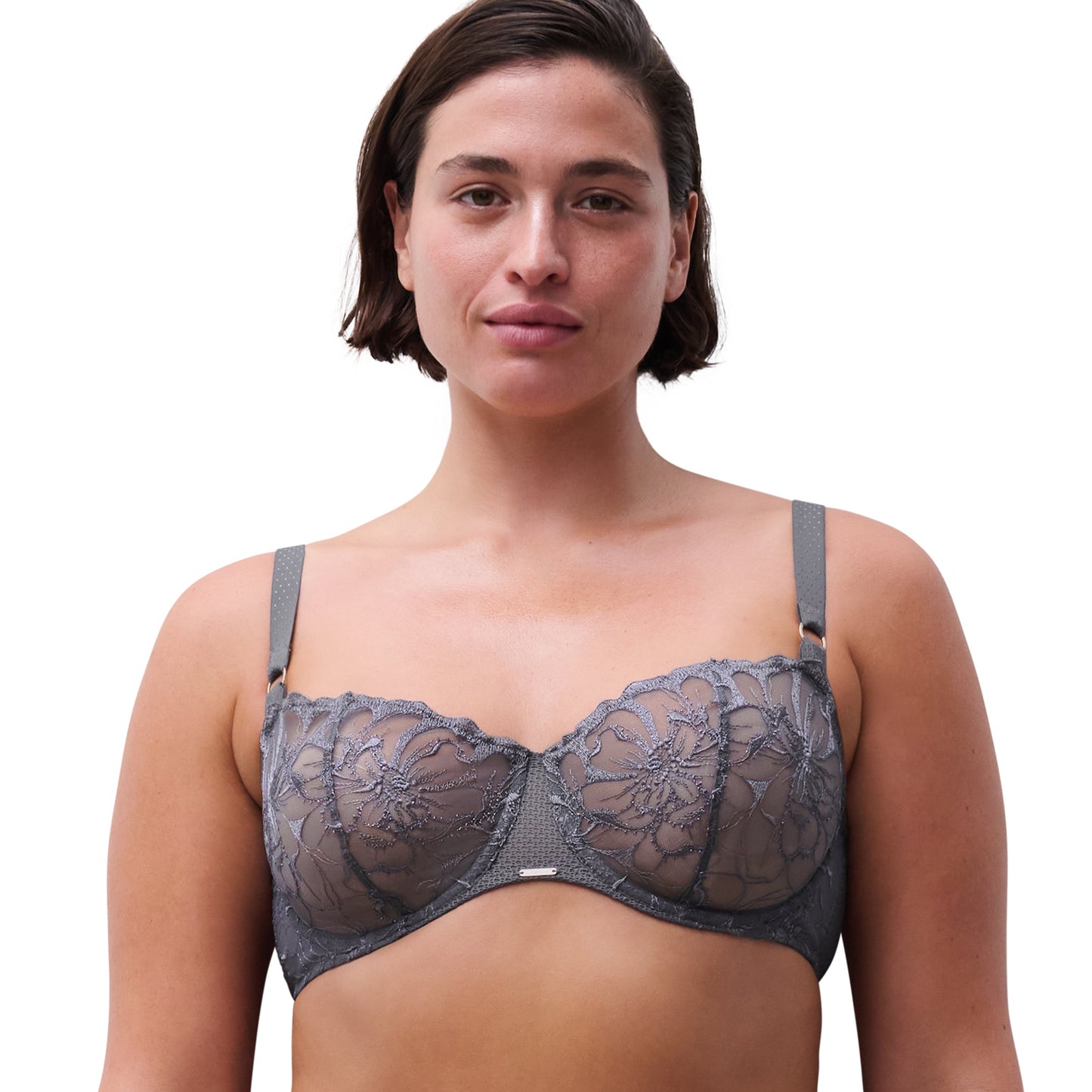 Fleurs Demi Bra - Fancy Grey