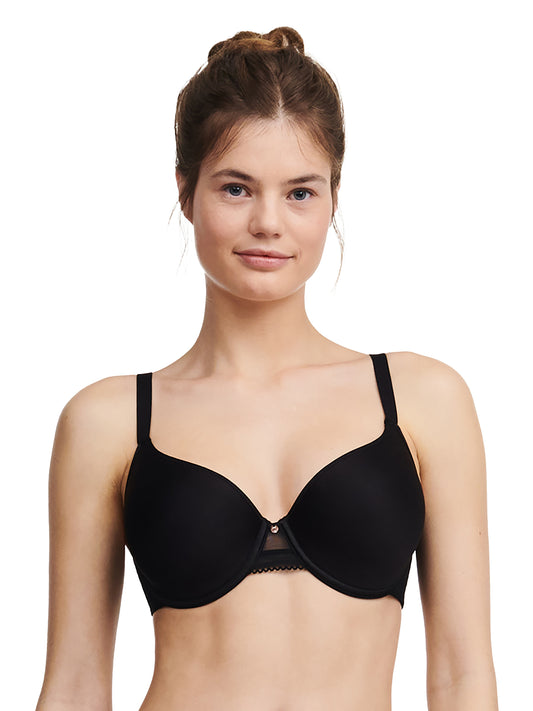 C Jolie Comfort Convertible T-Shirt Bra - Black