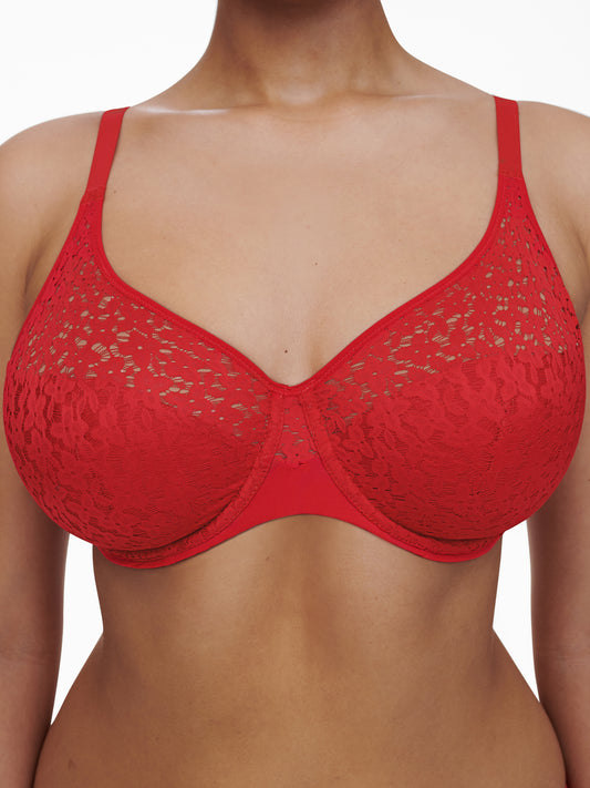 Norah Comfort Underwire Bra - Poppy Red