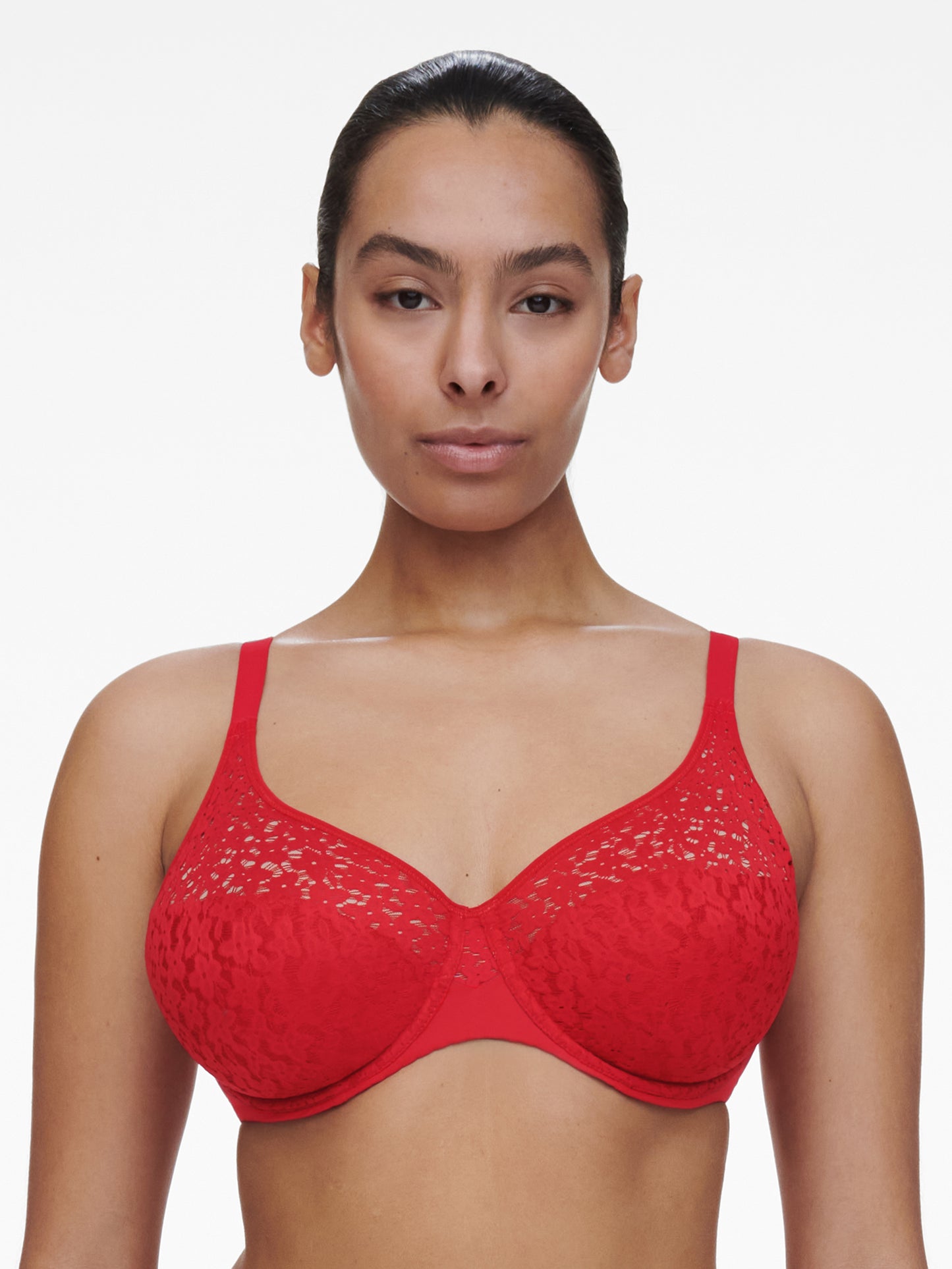 Norah Comfort Underwire Bra - Poppy Red