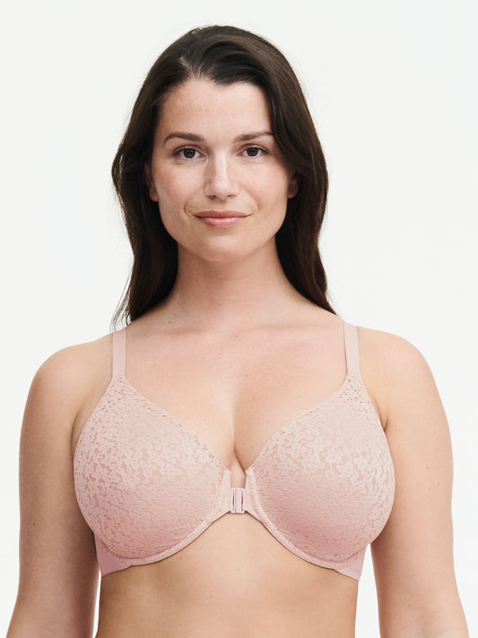 Norah Comfort Front Closure Bra - Nude Rose